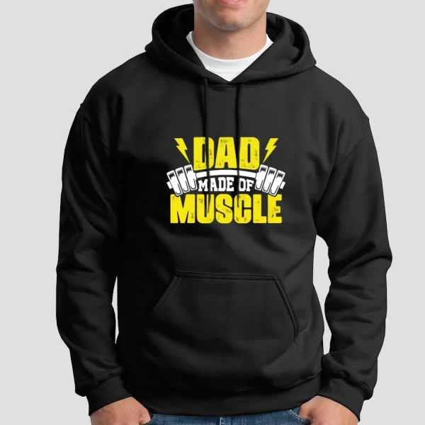 Dad Made Of Muscle 0591209 1268 Black