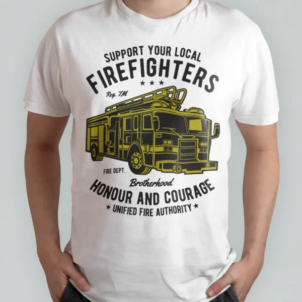 Fire Fighters Truck White