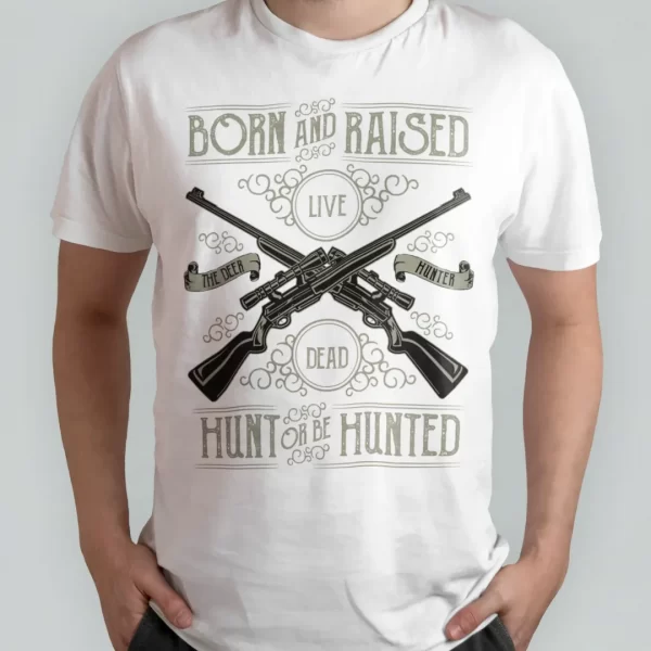 Hunt Or Be Hunted White