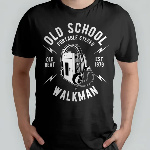 Old School Walkman Black