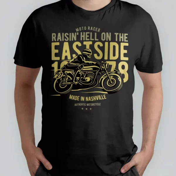 Raisin Hell Moto Racer Black