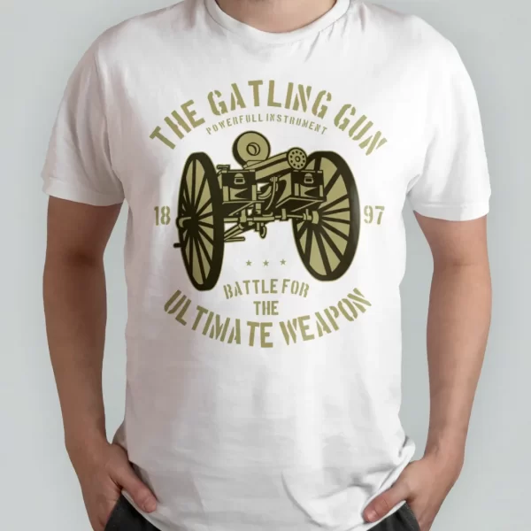 The Gatling Gun White