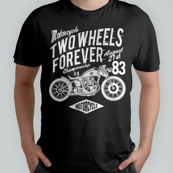 Two Wheels Forever 1 Black