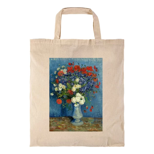 Vincent Van Gogh Vase With Cornflowers And Poppies 1090013 0010 Natural