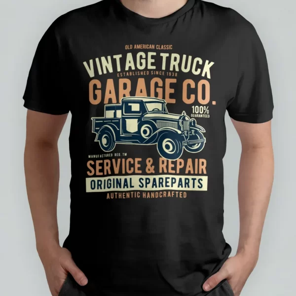 Vintage Truck Black