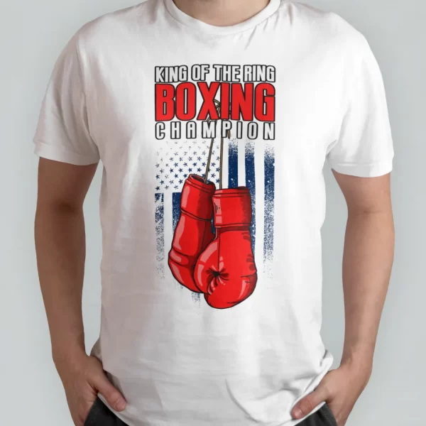 American Boxing Gloves White